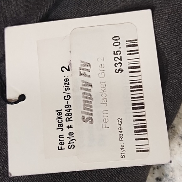 NWT 2 PC AYSHA SAEED GRAY STACY DRESS & MATCHING FERN JACKET SZ 2 - Picture 12 of 12